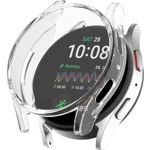 Samsung Galaxy Watch Fe ile Uyumlu Kasa ve Ekran Koruyucu 360 Tam Koruma Silikon Kılıf
