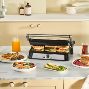 Inox Toastmate Grill 2000W Izgara ve Tost Makinesi 6 Dilim Kapasiteli