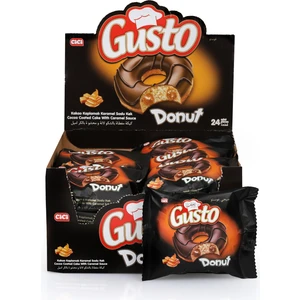 Gusto Donut Karamelli Kek 35 gr 24 Adet (1 Kutu)
