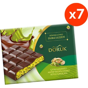 Doruk Dubai Lezzeti Çikolata 90 gr x 7 Adet