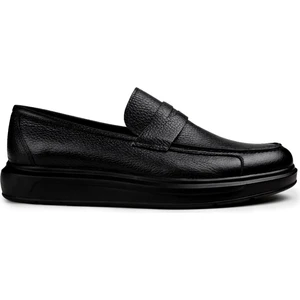 Deri Siyah Comfort Loafer Erkek Ayakkabı