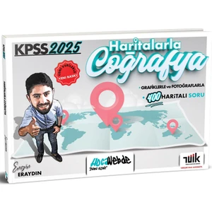 Hocawebde Yayınları 2025 KPSS Haritalarla Coğrafya