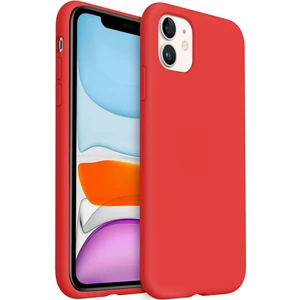 Apple iPhone 11 Kılıf Lansman Premium Silinebilir Kırmızı Silikon