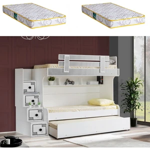 Ranza Çizgi Yavrulu Ranza 2 Adet Comfort Yatak