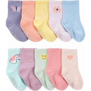 Kız Bebek Çorap Set 10'lu Paket