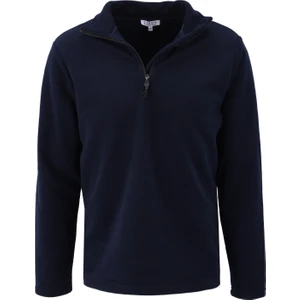 Lacivert Erkek Dik Yaka Basic Fit Polar Sweatshirt L4WM-SWT9502