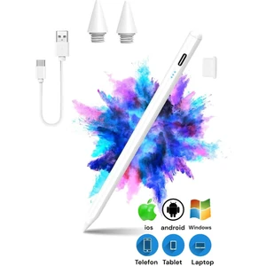 Ios Android Windows Uyumlu Tablet Telefon Ipad Yazı Çizim Kalemi Iki Üç Hediye