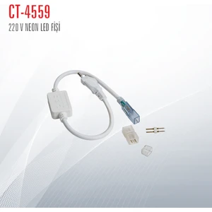 CT-4559 220 V Şerit LED Fişi