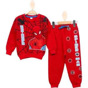 Erkek Çocuk Spiderman Baskılı 2/5 Yaş Eşofman Takımı