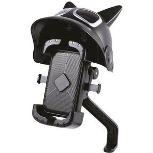 Siyah JX-047 Kedili Motorsiklet ve Bisiklet Telefon Tutucu