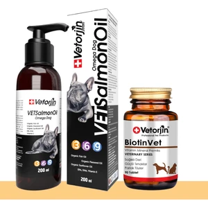 Köpek Tüy ve Deri Sağlığı Seti 2'li Paket