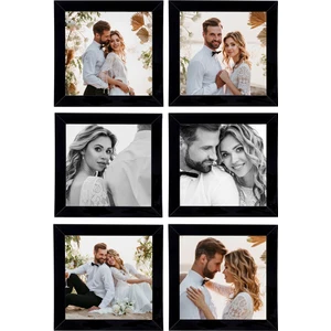 6 Adet 15X15 Çerçeve - Mdf Çerçeve - Fotoğraf Çerçevesi - Kare Çerçeve