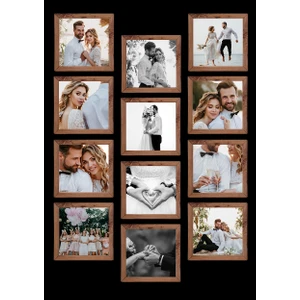 12 Adet 10X10 Çerçeve - Mdf Çerçeve - Fotoğraf Çerçevesi - Mini Çerçeve