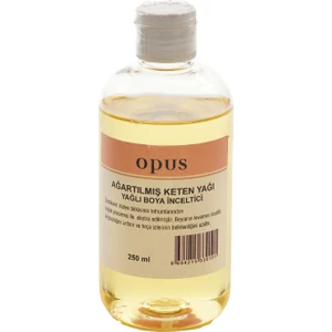 Ağartılmış Keten Yağı 250ml Yağlı Boya Inceltici Resim Yağı Ahşap Koruyucu