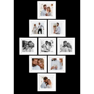 9 Adet 20X20 Çerçeve - Mdf Çerçeve - Fotoğraf Çerçevesi - Kare Çerçeve