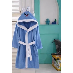 Safir Home Tekstil Tiny Tavşan Kulaklı Kapüşonlu Kız Erkek Çocuk Bornozu