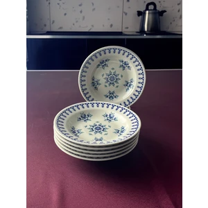 Güral Porselen Eda 6 Adet 19 Cm Çukur Tabak 1654