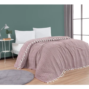 Safir Home Tekstil Aisa 220X240CM Çift Kişilik Saçaklı Yatak Örtüsü | Çeyizlik | Hediyelik