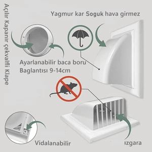 Yapı Kalite Yeni Nesil dablumbaz aspiratör klapesi