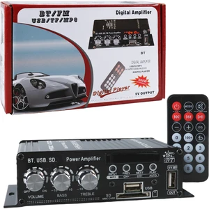 Magıcvoıce YW-406L 12 Volt 100 Watt Motosiklet Bluetooth Amfi Usb/sd 2 Kanal Pazarcı - Anfi (154X80X42MM)