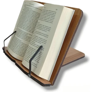 Hü Ma Tasarım ve Aksesuar Ahşap Ayarlanabilir Kitap Okuma Standı