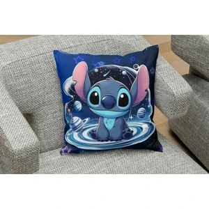 Stitch Desenı Kare Yastık Kılıfı