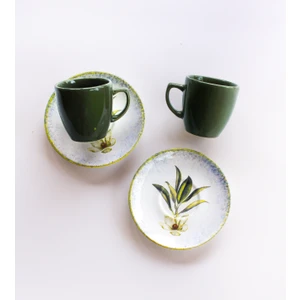 2 Kişilik Seramik Kahve Fincan Seti