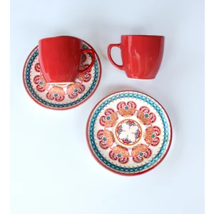 2 Kişilik Seramik Kahve Fincan Seti