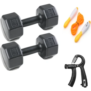 Ps Spor 2 Adet 4 kg  Dambıl + Sayaçlı Ayarlanabilir El Yayı Sayaçlı Atlama Ipi