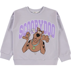 Scooby Doo Kız Çocuk Sweatshirt 6-9 Yaş Nazik Lavanta