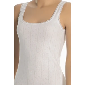 Kadın Atlet Ribana Jakarlı (%100 Pamuk)