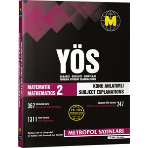 YÖS Matematik 2 Konu Anlatımlı - Örnek Çözümlü