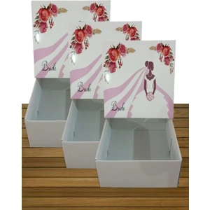 Çeyiz Sandığı Gelin Damat Kutusu Sandık Kolisi 4lü 0124