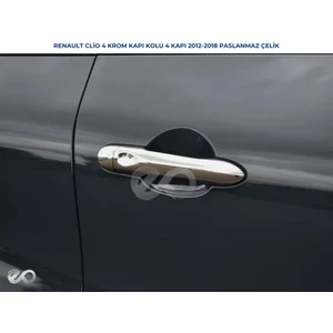Ebal Oto Renault Clio 4 Hb Krom Kapı Kolu 4 Kapı 2012-2018 P.çelik