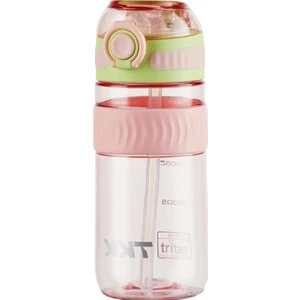 Tkk 550 ml Pipetli Bpa Içermeyen Taşıma Kulplu Tritan Su Matarası