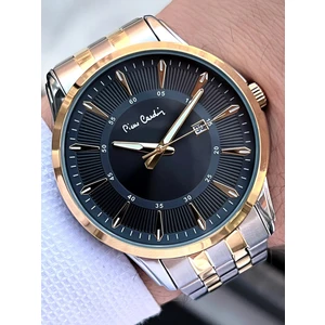 Pierre Cardin Çelik Kordon Takvimli Özel Kadran 3 Atm Suya Dayanıklı Erkek Kol Saati EPC.800211.F105