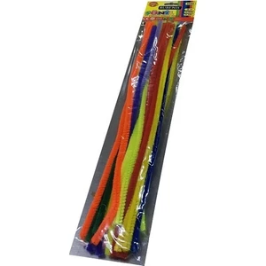 Tüylü Tel Şönil 30 cm 10 Renk 24 Adet