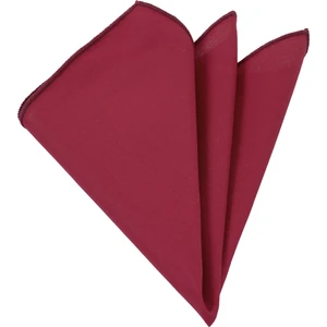Exve Exclusive Bordo Sade Tek Renk  Pamuk Yaka Mendili
