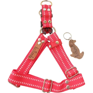 Köpek Göğüs tasması küçük ırk yumuşak kırmızı kolon göğüs ölçüsü:35-50cm ayarlamalı 5-15kg dog harnessGT3-41