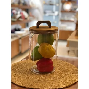 Çırpan Ev Zahire Akasya Cam Tekli Mega Kavanoz 2500 Ml