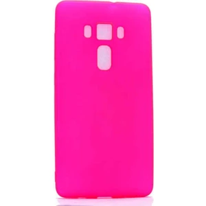 Megafox Teknoloji Asus Zenfone 3 ZE552KL Uyumlu Kılıf Premier Silikon Kapak, Pembe