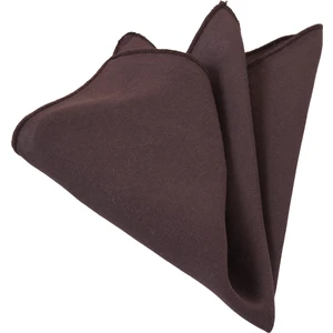 Exve Exclusive Kahverengi Sade Viskon Yaka Mendili