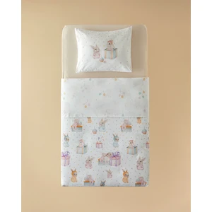 English Home Pretty Bunny Pamuklu Bebe Nevresim Takımı Pudra