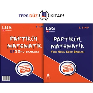 Tonguç Akademi Partikül Matematik 8. Sınıf Lgs Yeni Nesil Efso Matematik Soru Bankası