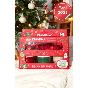 Doğal Oyun Hamuru - Mini Premium Yeni Yıl Seti