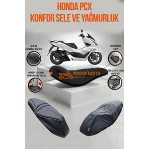 Honda Pcx Konfor Sele ve Yağmurluk Kılıf