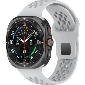 Samsung Galaxy Watch Ultra 47MM Uyumlu KRD-119 Delikli Tasarım Silikon Kordon
