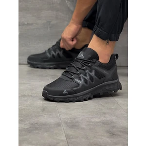Su Geçirmez Trekking Sneaker Ayakkabı-Siyah