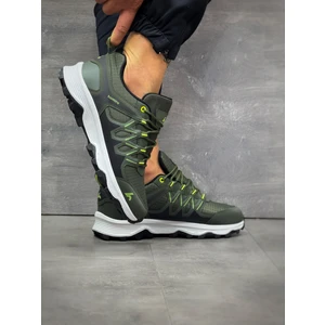 Su Geçirmez Trekking Sneaker Ayakkabı-Haki