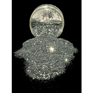 Epoksi Glitter Sim 50 gr Kalın Mikron Parlak Silver